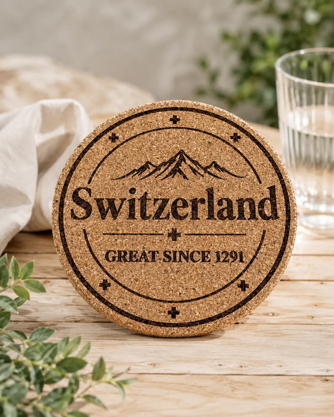 Untersetzer „Switzerland Great Since 1291“